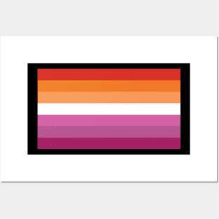 Lesbian Flag Posters and Art